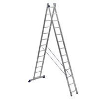 Лестница алюминиевая 2х13 (6,23м)