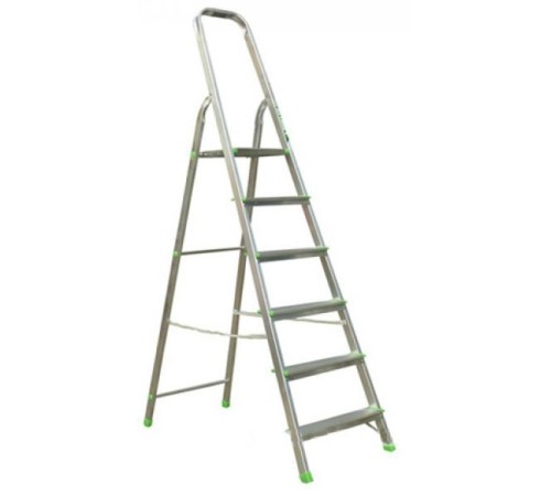 Стремянка алюминиевая 6 ступеней (1,32м)