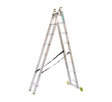 Лестница алюминиевая 2х8 (3,71м)