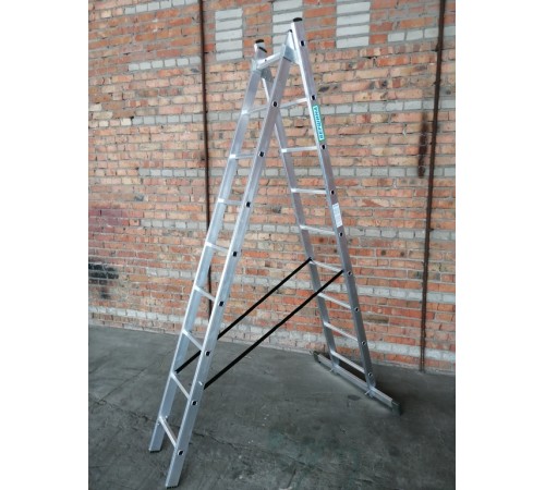 Лестница алюминиевая 2х9 (4,27м)
