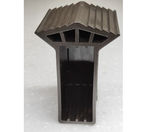 Насадка пластиковая торцевая для поперечного упора (траверсы, стабилизатора) лестницы (для профиля 25х63мм)