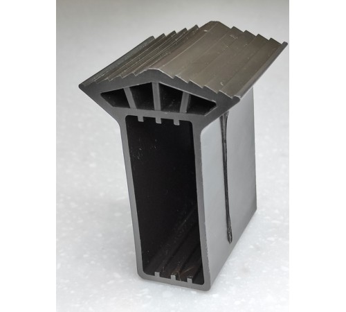 Насадка пластиковая торцевая для поперечного упора (траверсы, стабилизатора) лестницы (для профиля 25х63мм)