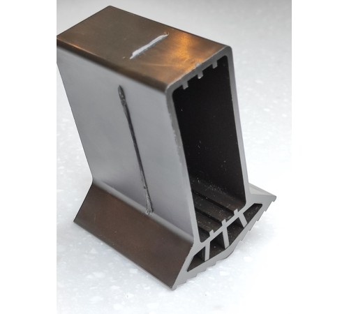 Насадка пластиковая торцевая для поперечного упора (траверсы, стабилизатора) лестницы (для профиля 25х63мм)